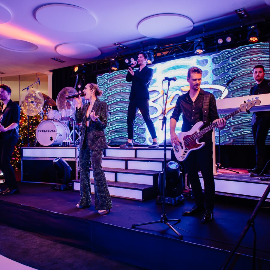 Bedrijfsfeest met live band bij Gooiland Events