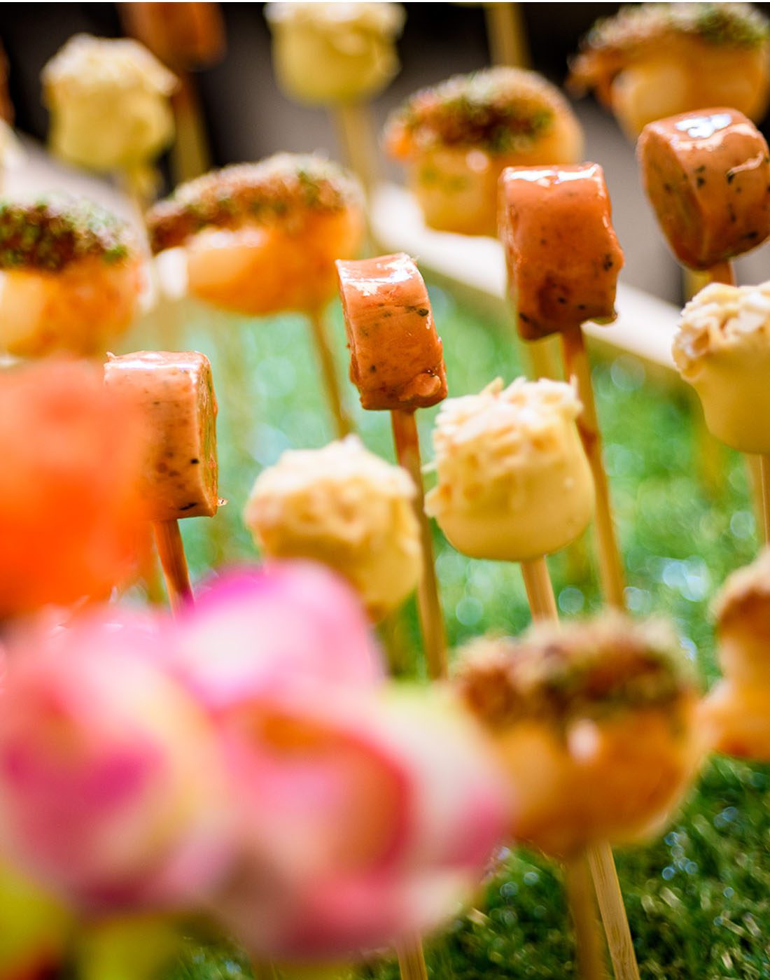 Gooiland catering congres bites op stokje